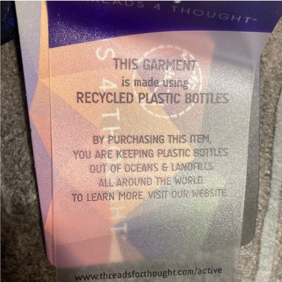 Threads 4 Thought Neon Colorful Leggings Made From Recycled Plastic Bottles - Picture 6 of 7